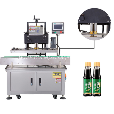 Perfume Bottle Capping Machine Glass Juice Bottle Filling And Capping Plastic Water Bottle Resealer Capper