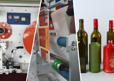 Double Side Semi Automatic Bottle Labeler Flexibly Adjusted Distance