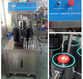Energy Saving Glass Bottle Cap Sealing Machine Convenient Adjustment