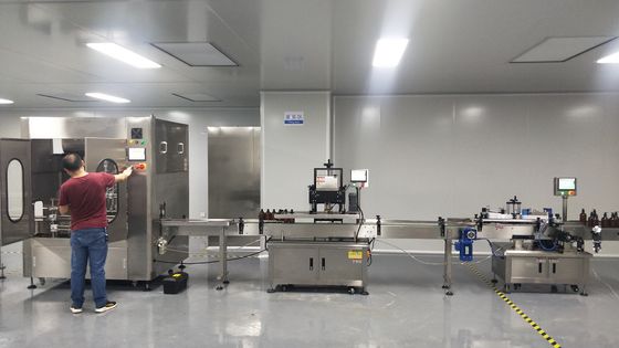 Shampoo/Hand Sanitizer/Disinfectant/Alcohol Fully Automatic filling bottling capping sealing packing machine line