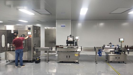 Shampoo/Hand Sanitizer/Disinfectant/Alcohol Fully Automatic filling bottling capping sealing packing machine line