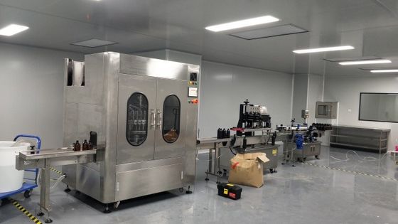 Shampoo/Hand Sanitizer/Disinfectant/Alcohol Fully Automatic filling bottling capping sealing packing machine line