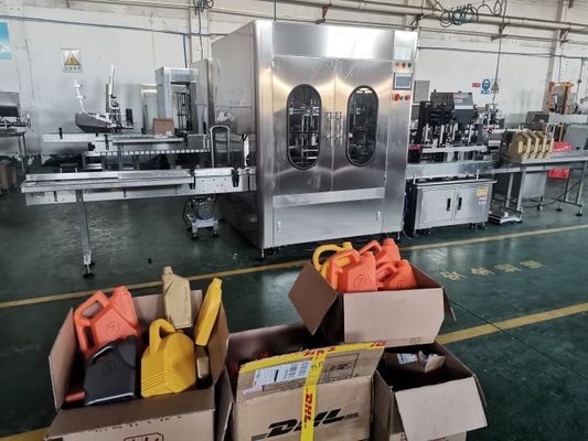 4000BPH Brake Oil Filling Bottle Cap Packing Machine