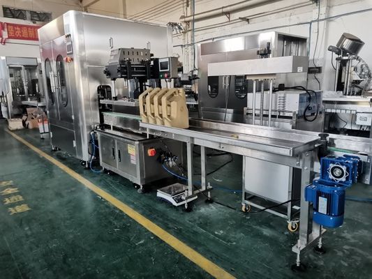 4000BPH Brake Oil Filling Bottle Cap Packing Machine