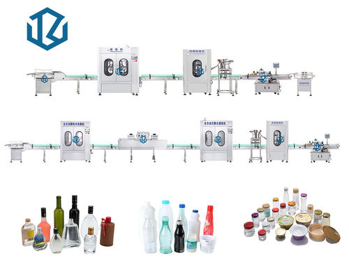 Automatic Glass Bottle Filling Line For Peanut Butter Honey Bird'S Nest Syrup Jam