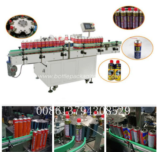 Energy Saving Automatic Bottle Label Applicator Convenient Operation